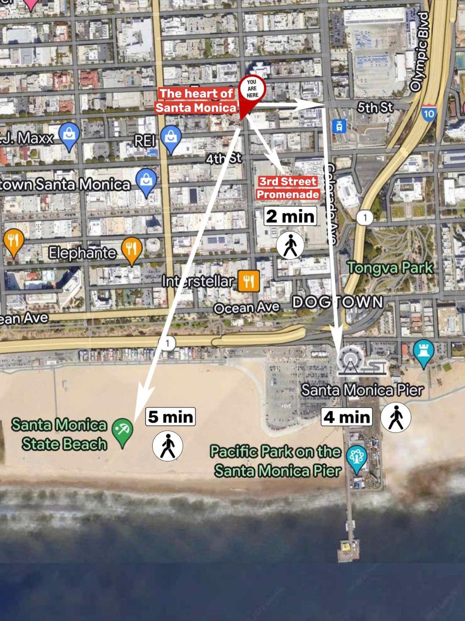 7 Large Down Town Santa Monica Apartment Los Angeles Buitenkant foto